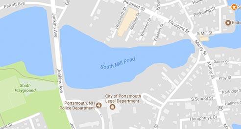 Google Map of South Mill Pond