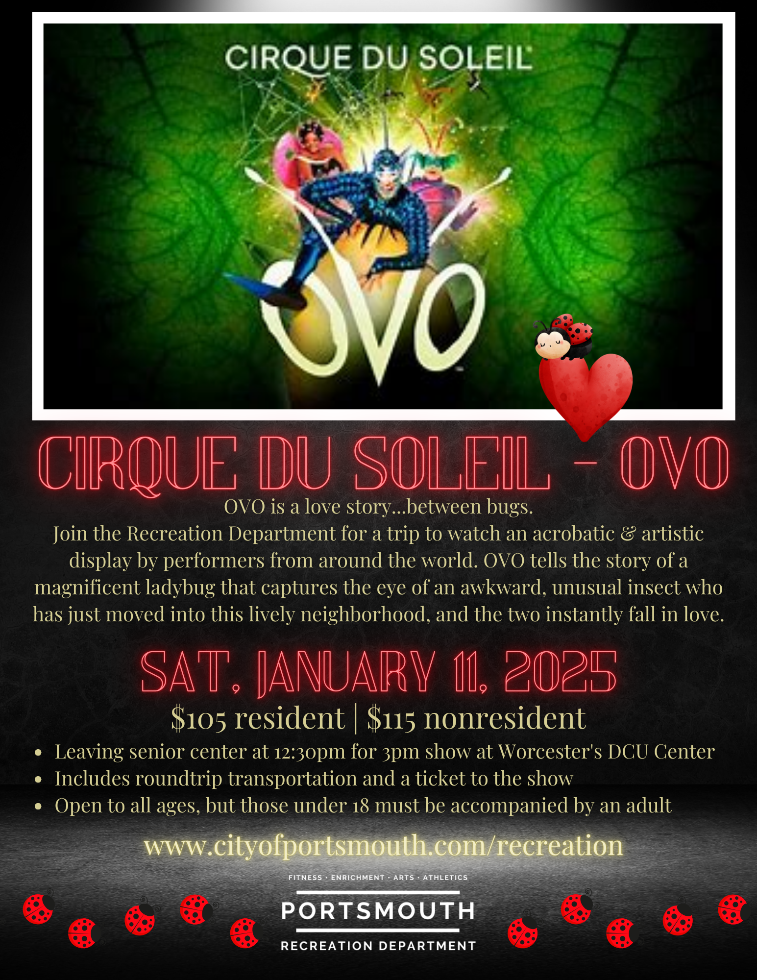 cirque du soleil flier