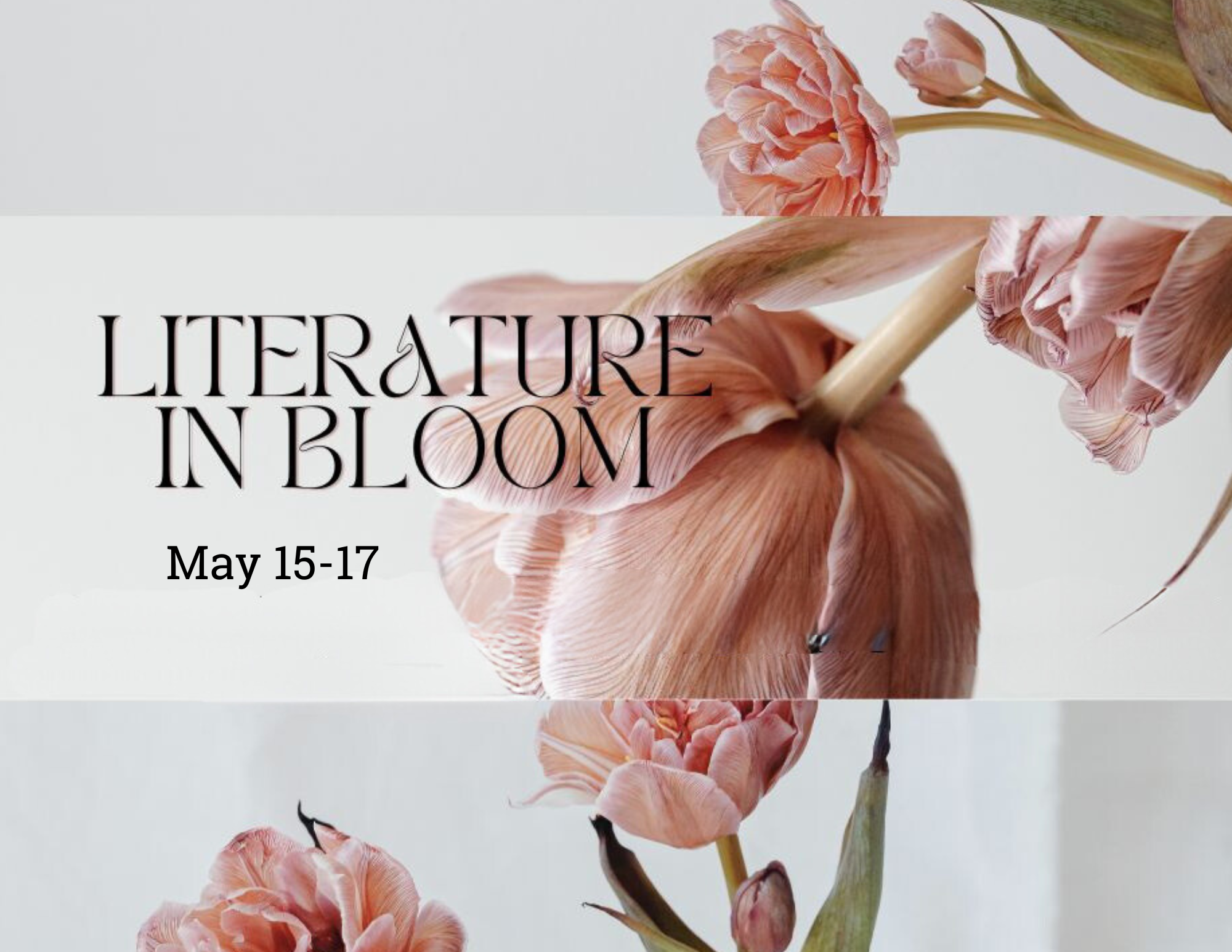 Literature in Bloom Poster