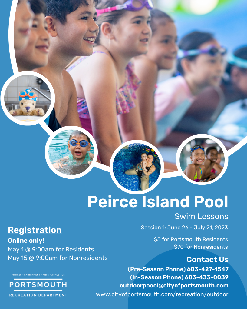 OUTDOOR POOL SWIM LESSON INFORMATION | City of Portsmouth