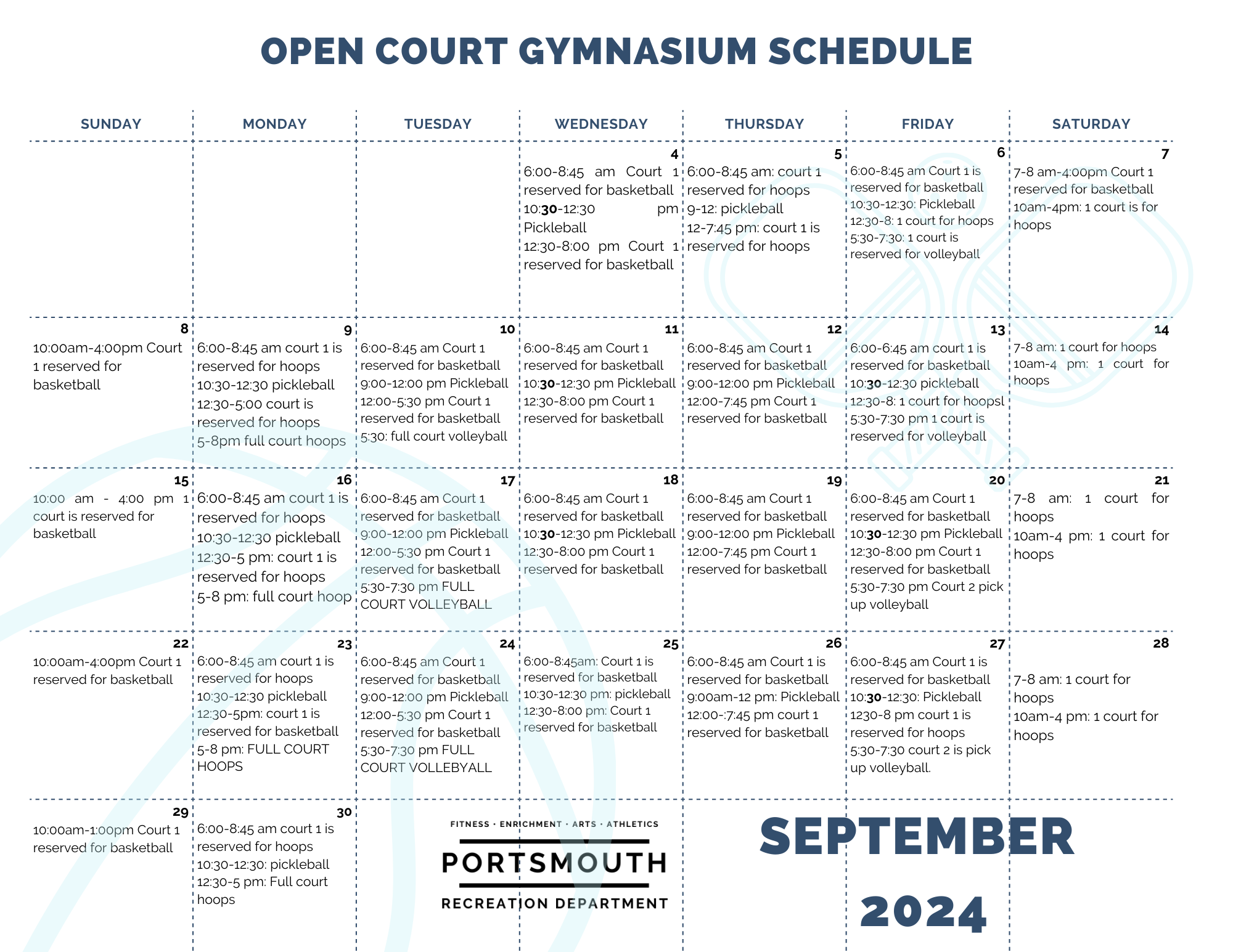 spin open gym schedule