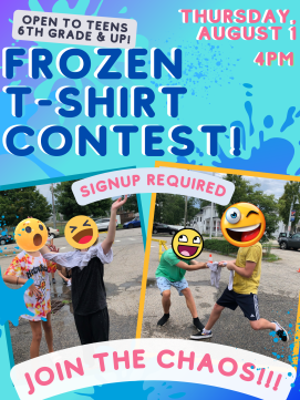 Frozen T-shirt Contest -- link to online calendar