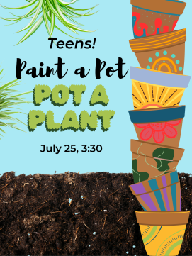 Teens Paint A Pot -- link to online calendar