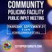 Community Policing Facility Public Input Meeting graphic