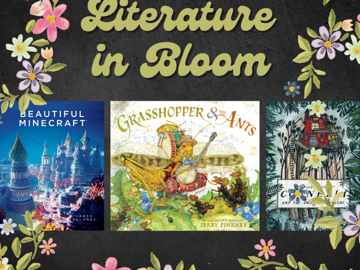 Literature in Bloom Poster