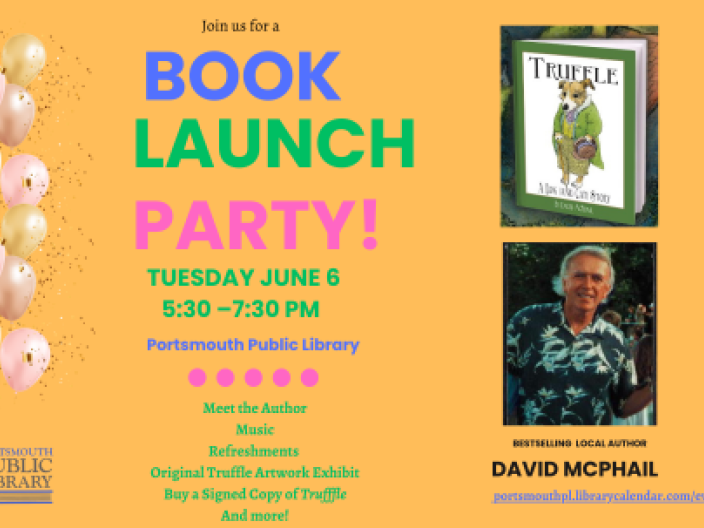 David McPhail Truffle Book Launch Poster