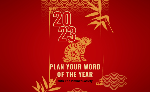 Planner Society Plan Your Word of the Year