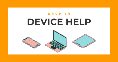 laptop smartphone and table drop in device help