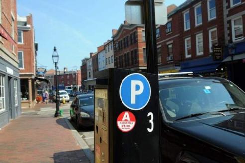 Street parking in Portsmouth