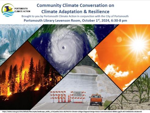 Hurricane fire flood Community Climate Conversation