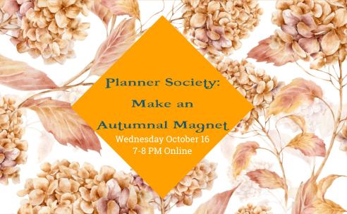 Planner Society Autumnal Magnets